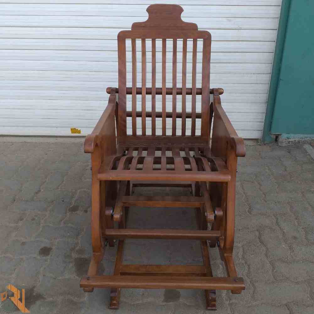 صندلی راک چوبی بلبرینگی مدل کلاسیک راشینو